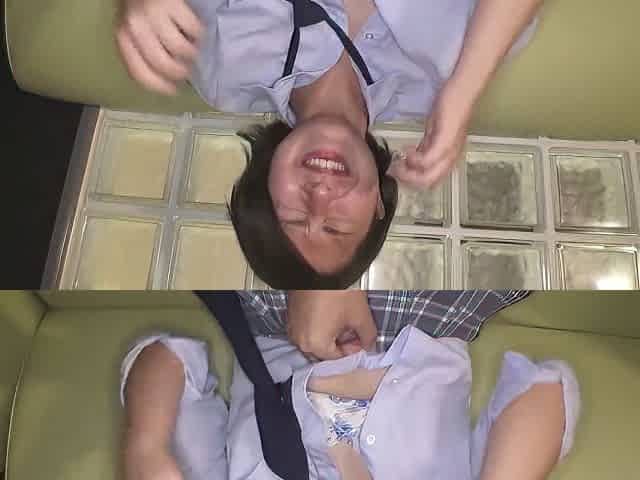 Japanese Slut In Uniform Licking Butt
