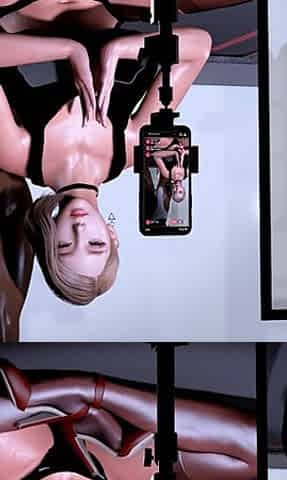 3D Cute Blonde Slut MILF Cheating with Her Yoga Teacher