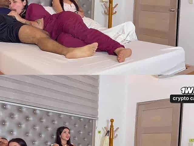 Hot Spanish infidel sequence with a mischievous breezy and her chief while the wifey is in bed - XXX!