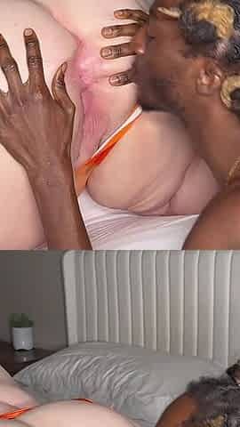 Missy Deep Gets Oiled by Mr Blvckrose Then Fills Her Holes
