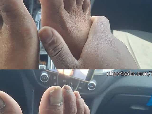 Ms Love Jones Love All Natural Toes While Foot Patrol Rubs Amazon Feet!