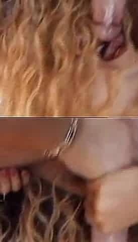 Sexy Blonde Slut Loves to Suck Big Hard Cock
