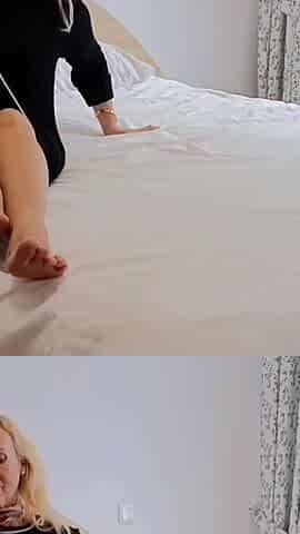 Amateur Blonde Mature Wife Enjoys Sex in Between
