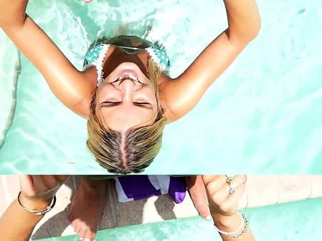 My Teen Stepsister Sucked my Dick in the Pool!!