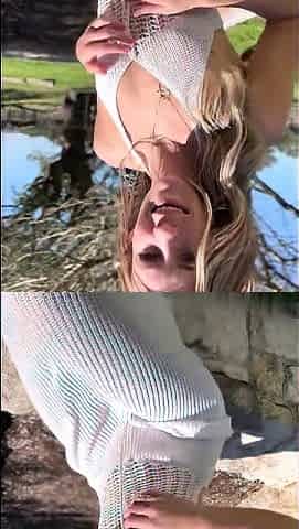 Tight Euro amateur outdoor public anal
