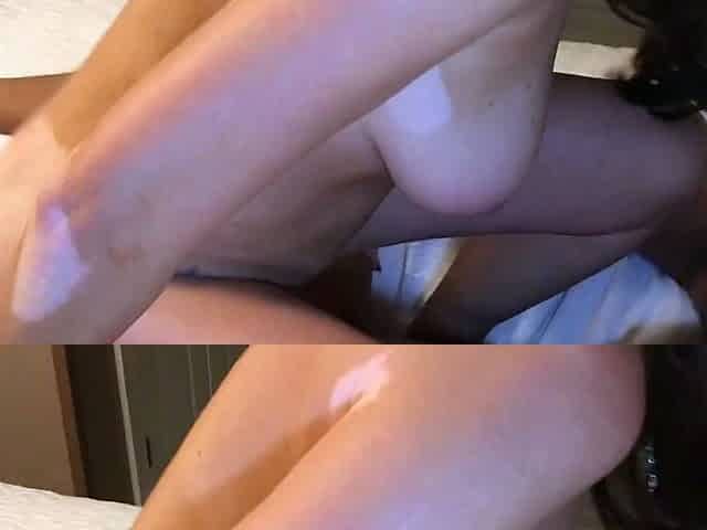 Amateur brunette fucked hardcore