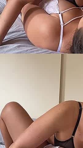 My Stepsister and I Practice Lesbian Scissoring and Our Pussies Get Wet