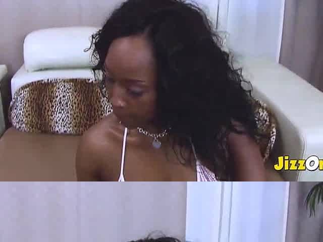 JizzOrama - Large Booty Black Cum Doxy Take Vaginal Creampie