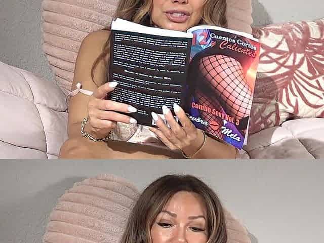 Hawt Lalin girl mother I'd like to fuck Reads a Hot Spanish Story