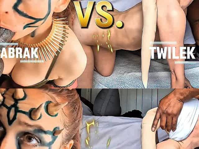 Zabrak vs. Twi'lek: Sloppy Showdown in Deepthroat Domination