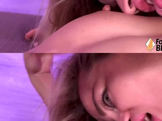 Sexy Blonde Babe Licking Her Small Titted Friend Talia Mints Feet And Toes