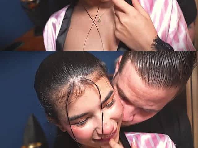 Two Latinas are getting their first anal threesome experience
