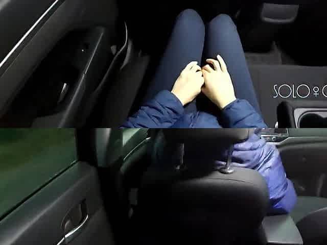 Uber driver nearly caught me whilst I play cunt, public masturbating