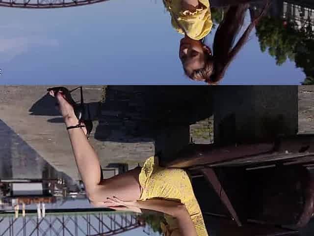 Alissa Foxy flashing in public