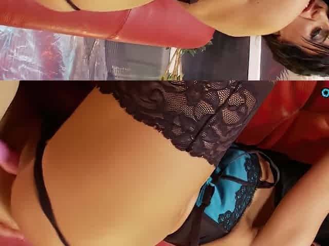 Jabbing The Pink Slits With Pink Dildos Is How These Fake Titty Lesbians Get Down