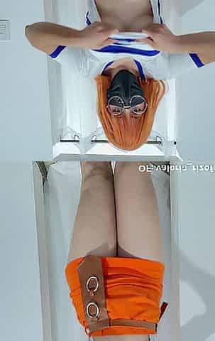 Nami One Pice Cosplay Pide Polla Hasta el Fondo