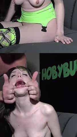 Petite Slut Kitty Cam Rough Sex & Gargles Piss