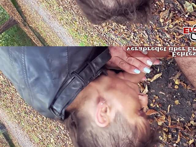 German ugly mom public pick up flirt and fuck