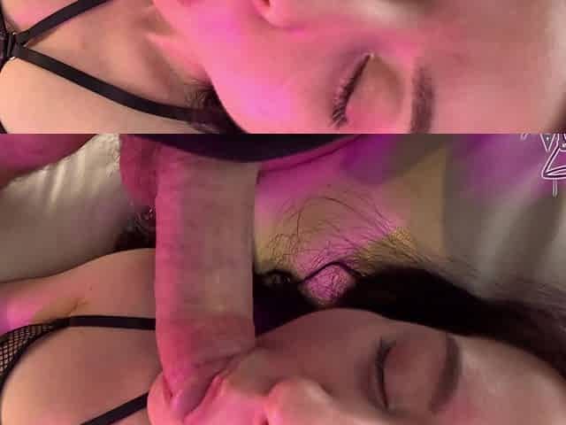 Brunette teen Gabriella Lati gets her big tits oiled
