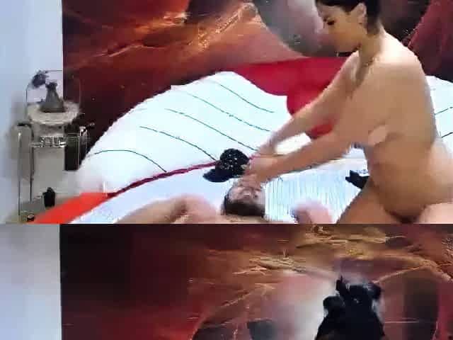 Hot Amateur Couple's Rough Sex Session on Webcam