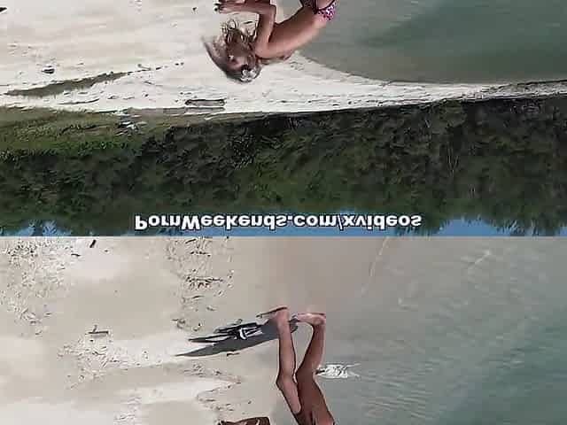Pretty Teen 18+ Fucked On The Beach