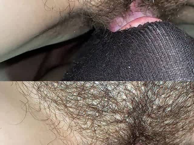 That guy licked the unshaved cunt of his girlfriend close up and that babe finished with enjoyment