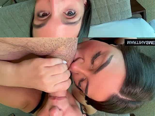 FFM Trio - two Sexually excited Chicks Milking A Fortunate Man