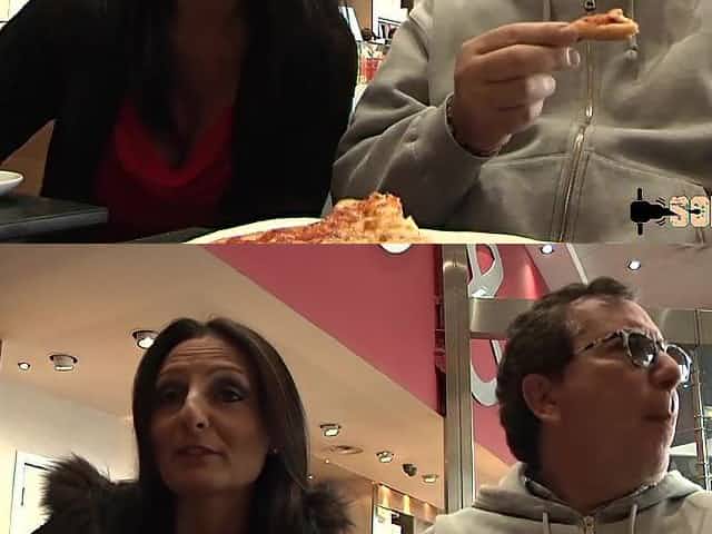 Mature, Italian brunette, Barbara got spit- roasted during a mmf threesome with her young neighbors