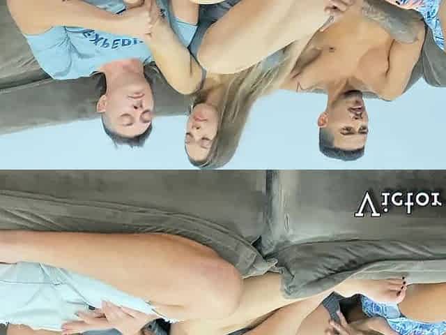 That guy caught his wife cheating with his ally.
