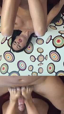 Hot Mom Gives a Great Footjob to Her Stepson