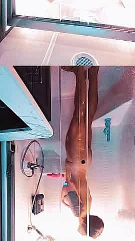 Indigo Rose Gets Solo Shower Time