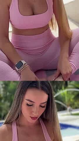 Perfect Body Blonde Doing Explicit Yoga! - Abbylove7