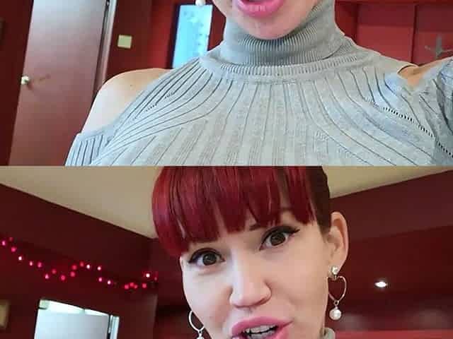 Petite redhead enjoys foot fetish session