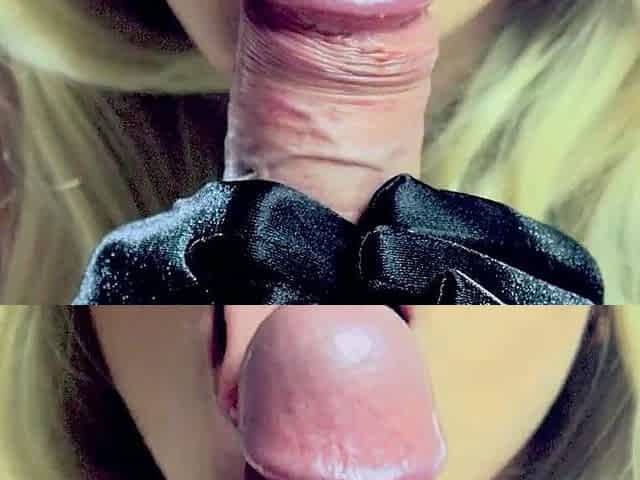 Blonde Amateur's Sensual Blowjob
