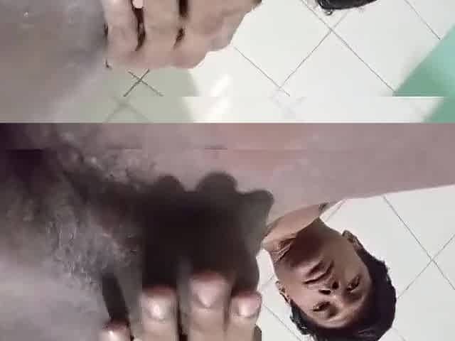 Simanta Bose's Bangladeshi uncut hirsute ebony redhead knob dance show with creamy ejaculation for hotties