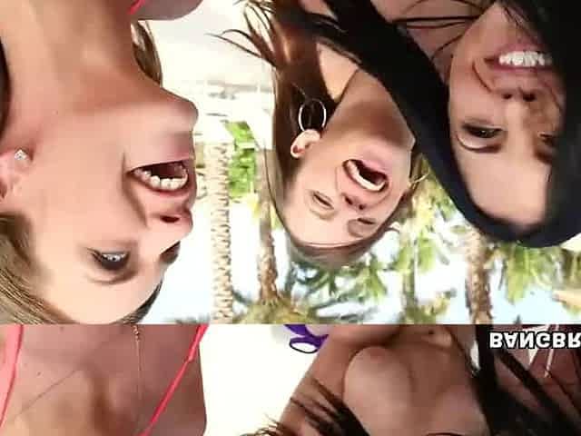 Come-hither Delilah Blue and Shelly Starr's outdoor dirt