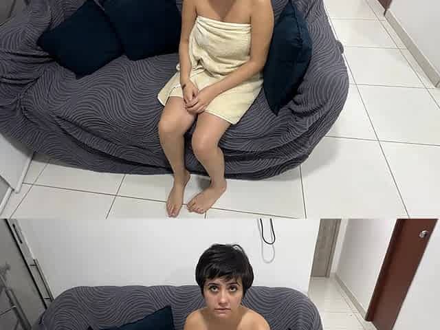 I Help My Sexy Step Sister Out of Her Locked Bathroom, in Exchange She Lets Me Fuck Her Tight Ass Hard.