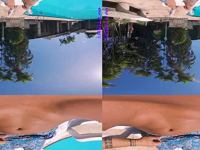 PURITYVR Curvy Latina Maria fucked poolside