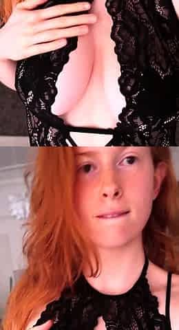 Pregnant Redhead Webcam Masturbation