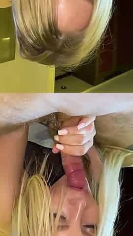 Stranger Fucks Me in the Ass and Mouth While My Cuckold Husband Watches.