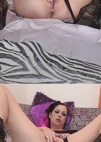 I'm so excited, i masturbated my wet snatch with my finger and with sex-toy