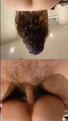 Most good girlfriend butt riding cock