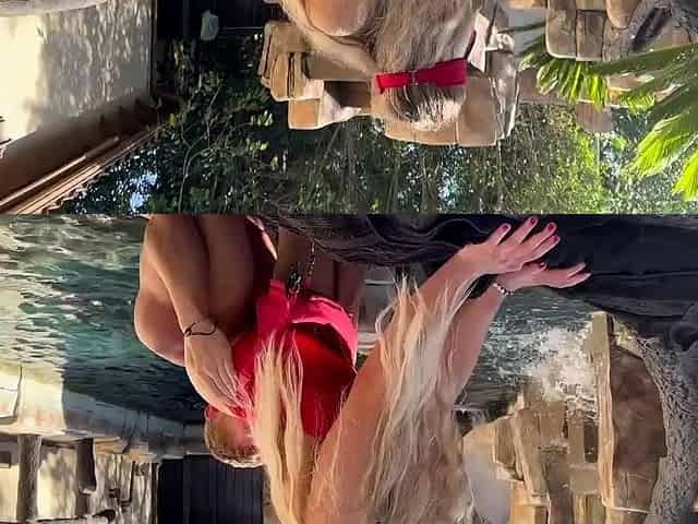 Livvalittle Having Sex With Her BF In Poolpark