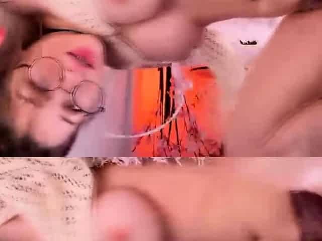 Naughty Nerd Slut Gets Her Tight Pussy Dildo Fucked