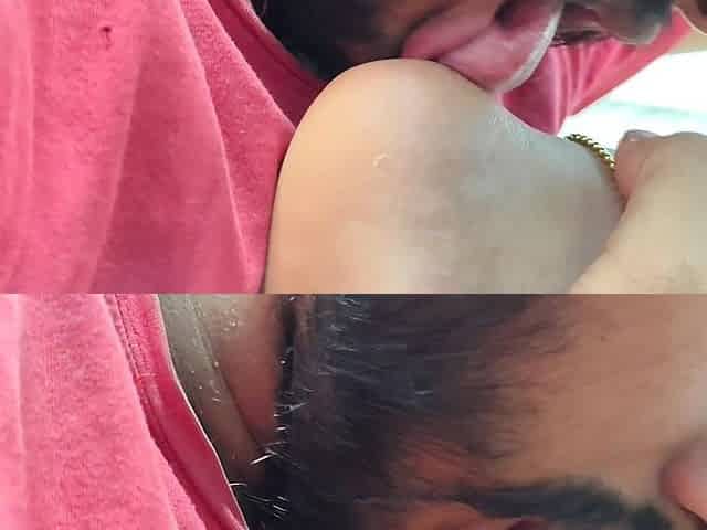 Mallu Couple Hot Nighty Fuck and Lip Lock Romance in Bedroom Part - 4