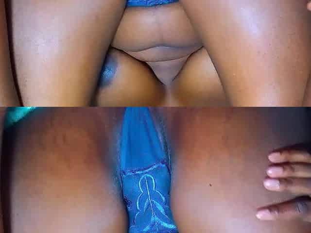 Afro female solo porn