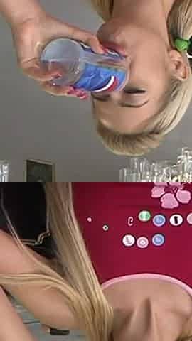 Unleashed Blonde Teen Gets Fucked in a Threesome