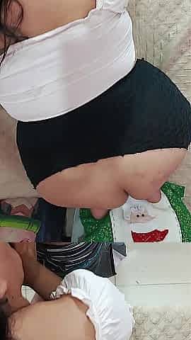 Sexo fuerte por mis tres hoyos corrida facial