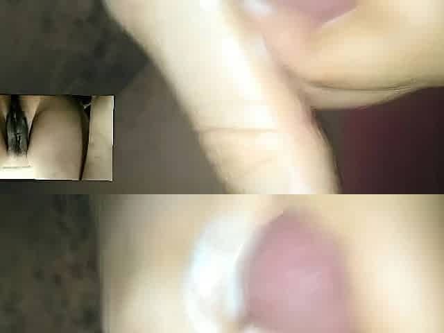 Masturbating with my girlfriend on a clip call