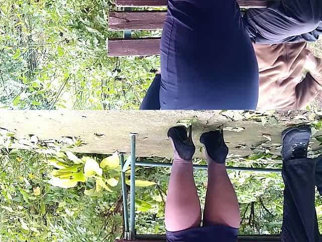 Stepmother in hose peeing